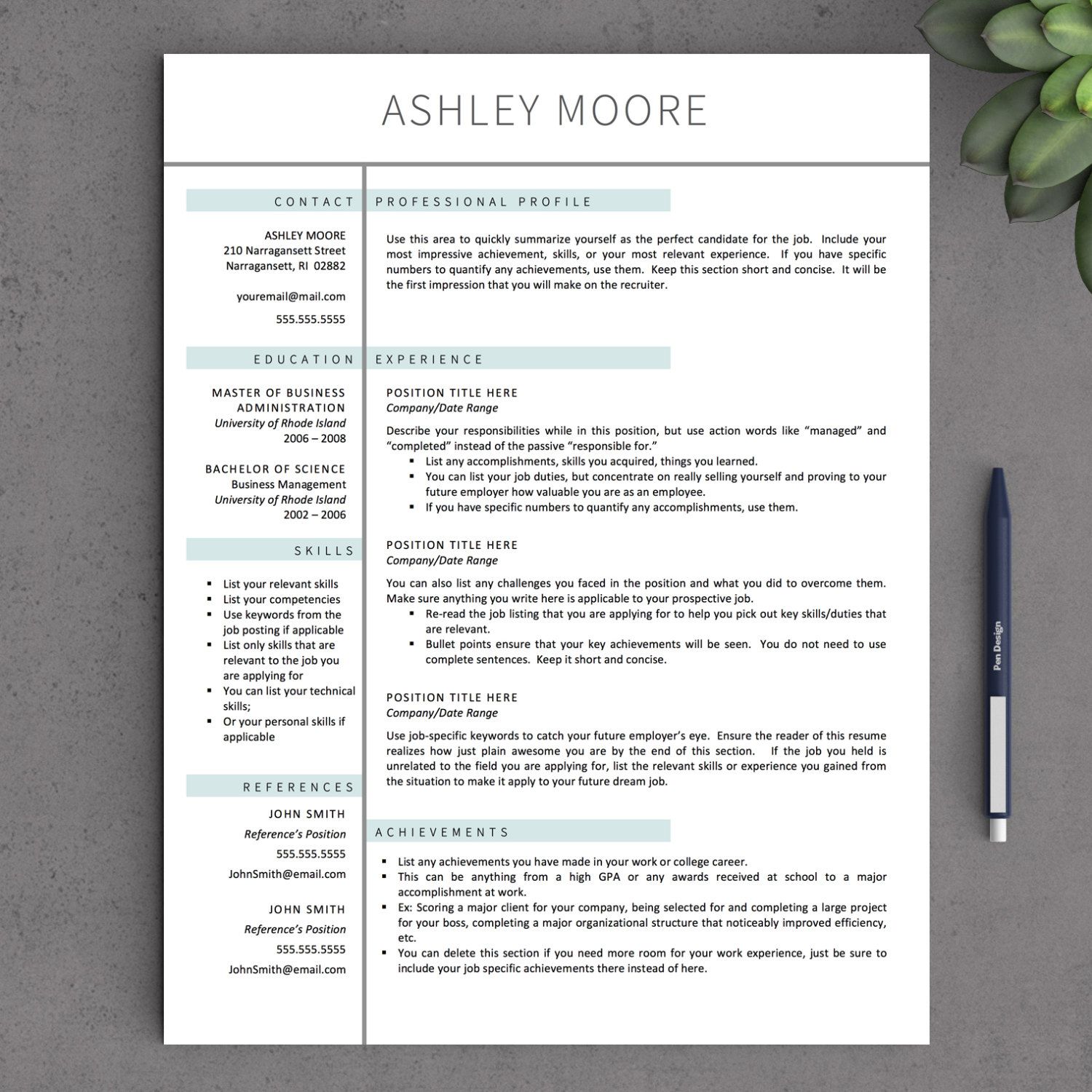 Download resume templates for mac